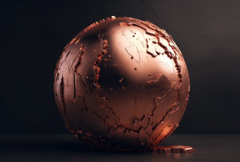 Planet made of copper