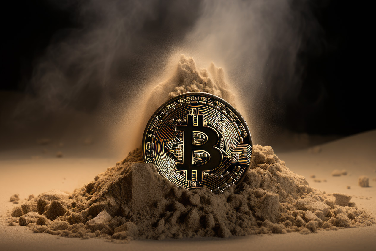 Bitcoin in fog and dust