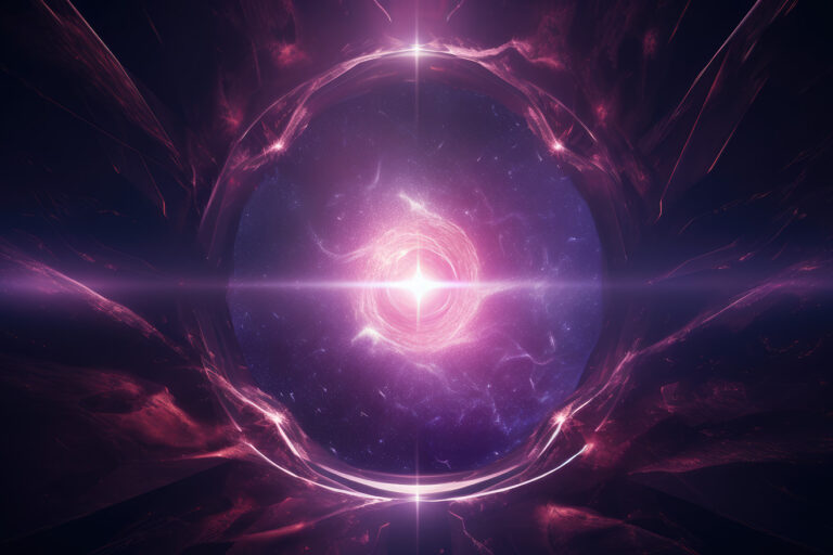 Violet star gate formation in the space